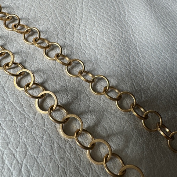 Stella & Dot Snake Orb Gold Long Necklace - Picture 3 of 7